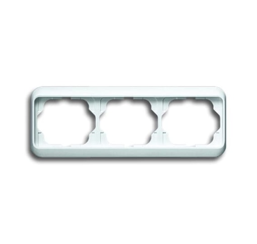 Cover frame 3gang studio white  alpha nea