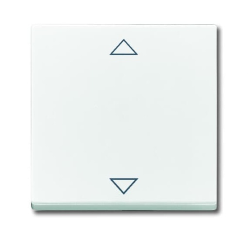 Electronic Controls Symbol "arrows" for Venetian blind One-part rocker studio white - Platform 63