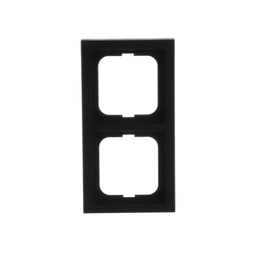 Cover frame 2gang black matt  future linear