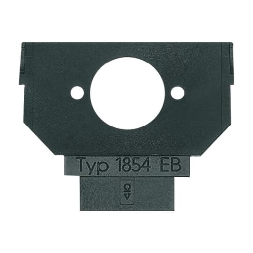 Socket Fixing Plate XLR 1 gang anthracite - Platform 63
