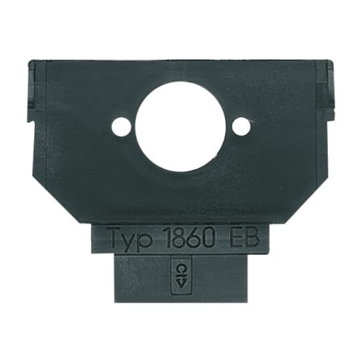 Socket Fixing Plate Communication devices 1 gang anthracite - Platform 63