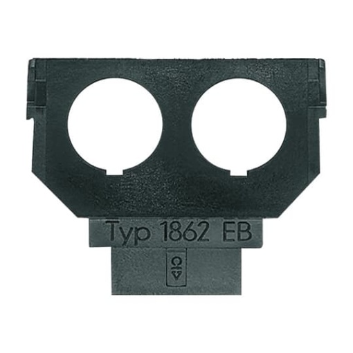 Socket Fixing Plate Communication devices 2 gang anthracite - Platform 63