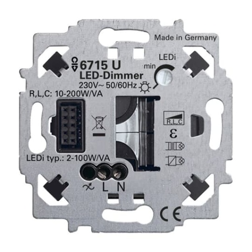 Dimmer insert Zigbee Touch control button 230 V 2100 VA