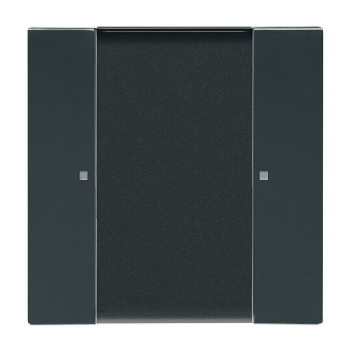 Control Element for Switchdimmer Zigbee 1gang Radio Control anthracite - 63x63