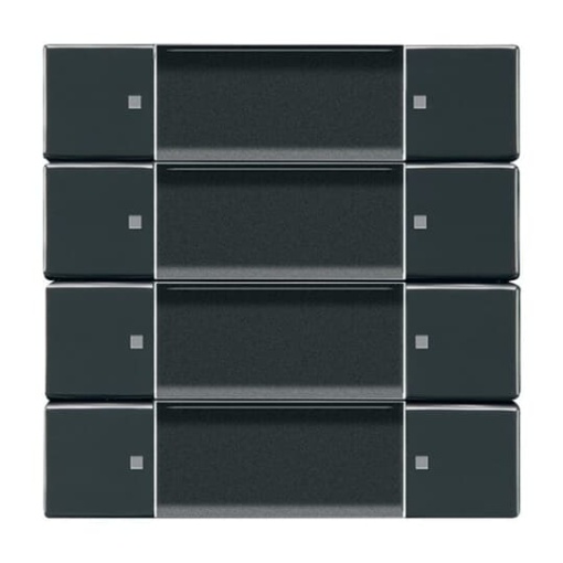 Control Element for Switchdimmer Zigbee 4gang Radio Control anthracite - 63x63