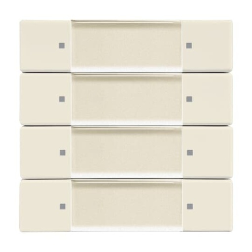 Control Element for Switchdimmer Zigbee 4gang Radio Control ivory white - 63x63