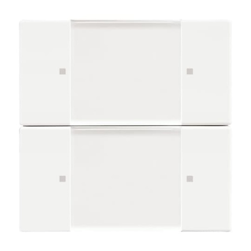 Wall sensor Zigbee 2 channel 2gang Radio Control studio white  63x63