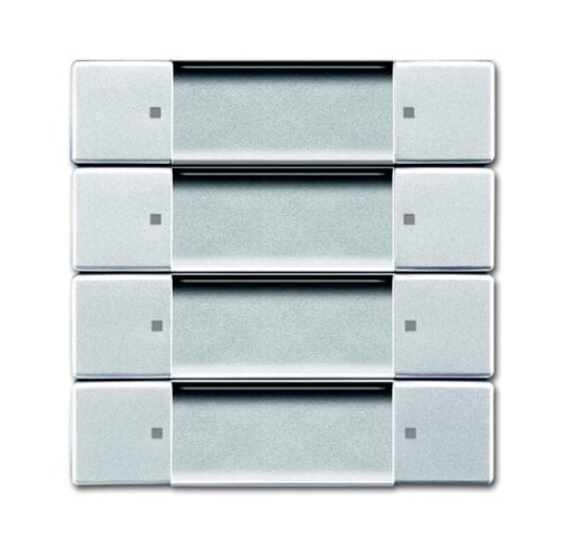 Wall sensor for ZigBee Light Link 4 channel 4gang Radio Control aluminium silver  63x63
