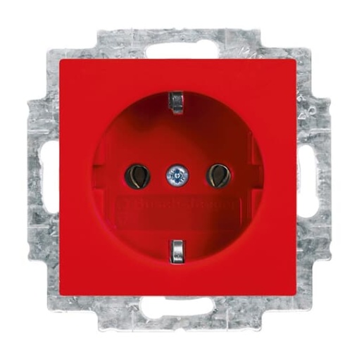 SCHUKO socket insert red  - Busch-balance SI