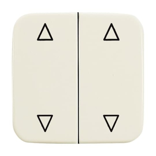 Rocker with legend Symbol arrows for Venetian blind Single rocker white  BuschDuro 2000 SI