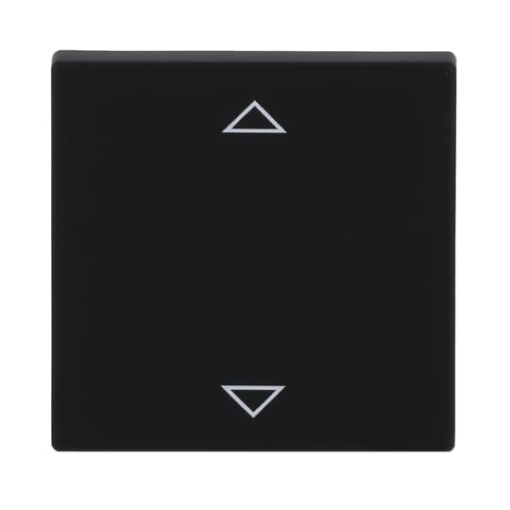 Rocker with legend Symbol "arrows" black matt - Platform 63