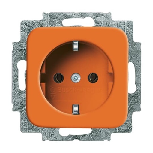 SCHUKO socket insert orange  - Reflex SI