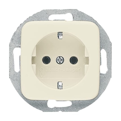 SCHUKO socket insert white  - Busch-Duro 2000 SI