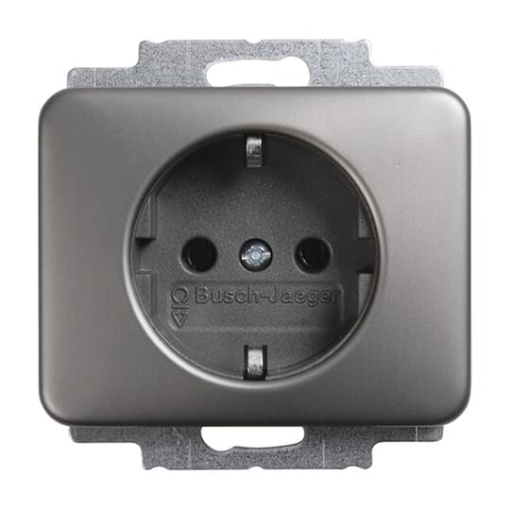 SCHUKO socket insert platinum  - alpha
