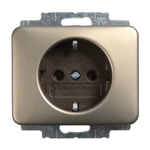 SCHUKO socket insert bronze  - alpha
