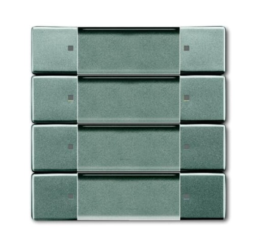 Wall sensor for ZigBee Light Link 4 channel 4gang Radio Control grey metallic  63x63
