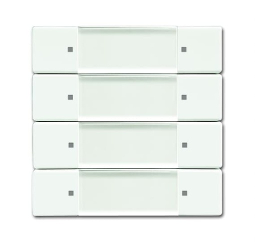 Wall sensor for ZigBee Light Link 4 channel 4gang Radio Control studio white matt  63x63