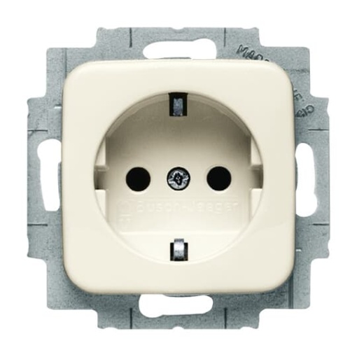 SCHUKO socket insert Safety Shutter white  - Busch-Duro 2000 SI