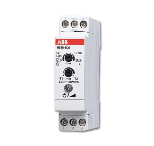 Dimmer with Push button 2100 VA 8  230 V ACDC 10 modular spacing