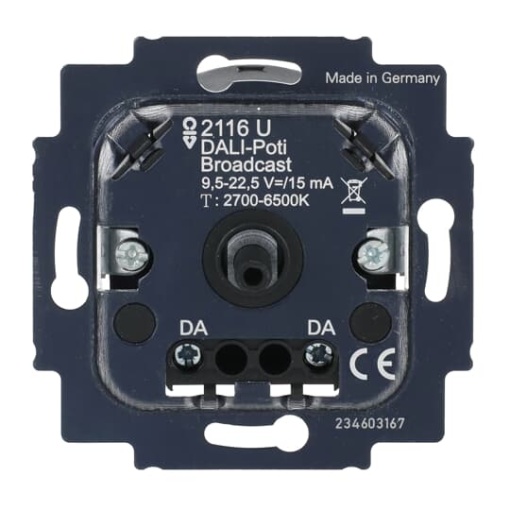 BuschRotaryDimmer Insert DALI Turnpush button with Orientation light