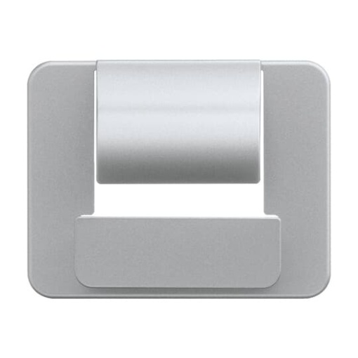 Cover plate PowerDock 1 gang titanium - alpha