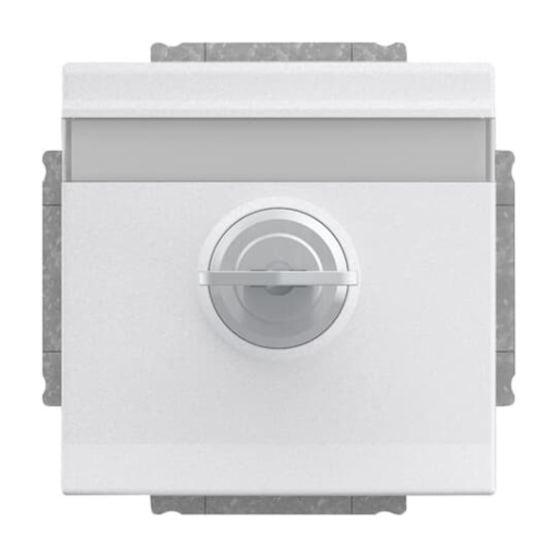 SCHUKO Socket insert with labelling field Safety Shutter with Hinged Lid and Cylinder Lock with simultaneous locking aluminium silver  - Platform 63