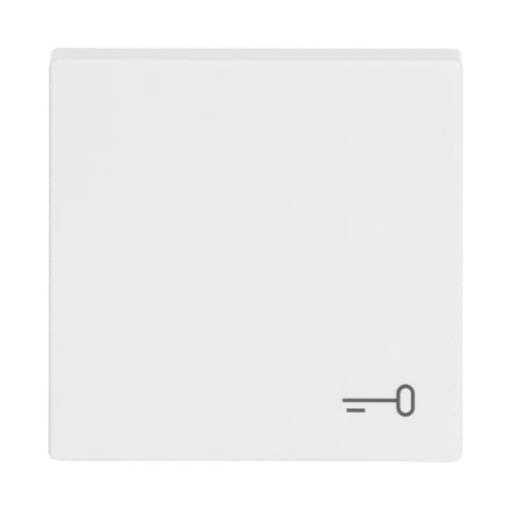 Rocker with legend Symbol "key" for Switchpush button, Single rocker studio white - Platform 63