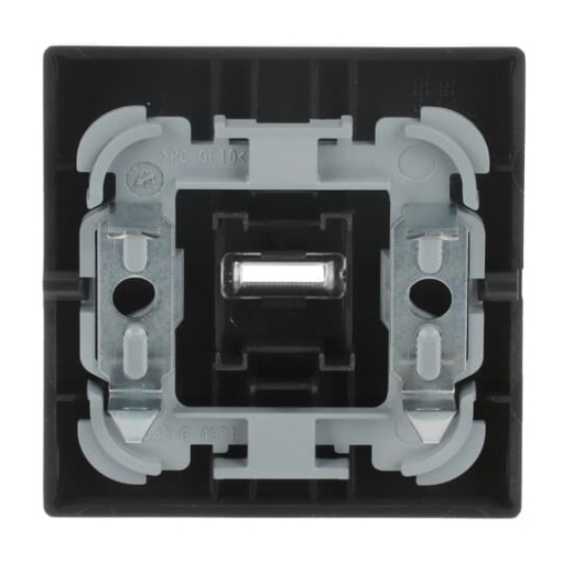 Rocker Label space with Small Transparent Calotte for Switchpush button, Single rocker anthracite - Platform 63