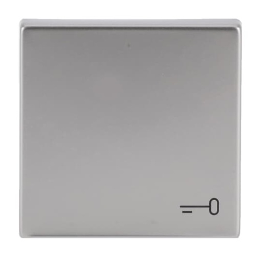 Rocker with legend Symbol "key" for Switchpush button, Single rocker stainless steel - Pure Stainless Steel