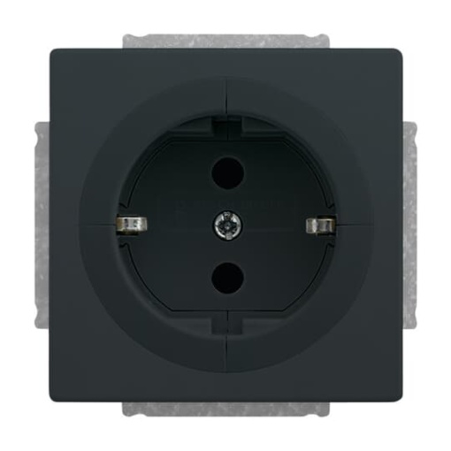 BuschObject socket outlet SCHUKO socket insert Safety Shutter anthracite   Platform 63