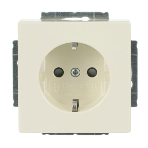 SCHUKO socket insert Safety Shutter ivory white  - Platform 63