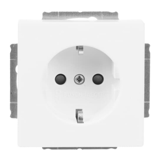 SCHUKO socket insert Safety Shutter studio white matt  - Platform 63