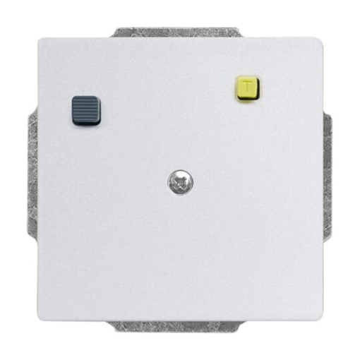 Buschmat RCD  Insert Protective Contact SCHUKO RCD 30 mA aluminium silver  Platform 63