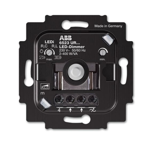 BuschRotaryDimmer Dimmer Turnpush button 230 V 2400 VA