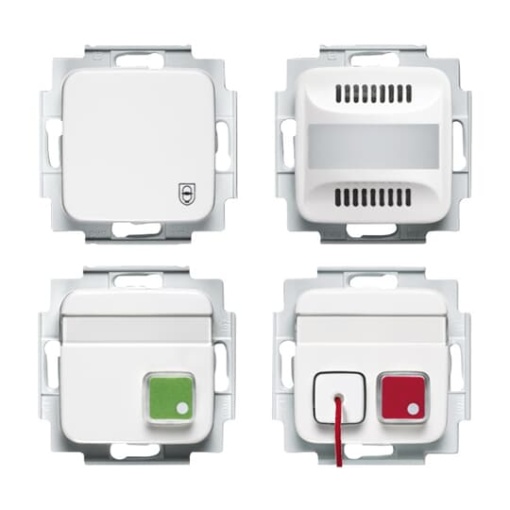 Handicapped toilet signal set Busch-Infoline alpine white - Reflex SI