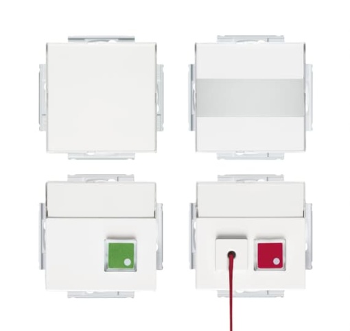 Handicapped toilet signal set Complete set 1gang studio white - Platform 63