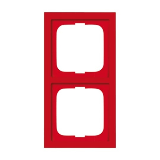 Cover frame 2gang red  future linear