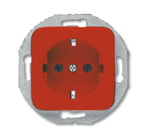 SCHUKO socket insert red  - Reflex SI