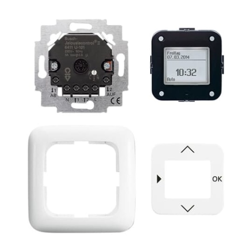BuschJalousiecontrol II Blind timer set alpine white  Reflex SI