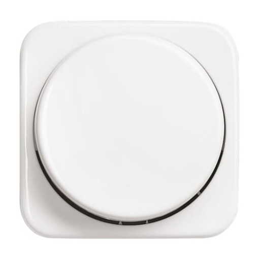 BuschDimmer Cover plate for Dimmer Turn button alpine white  Reflex SI