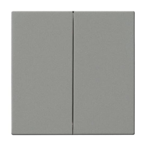Rocker None for Smart switch Two-part rocker grey metallic - Platform 63