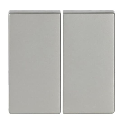 Rocker None for Smart switch Two-part rocker stainless steel - Pure Stainless Steel