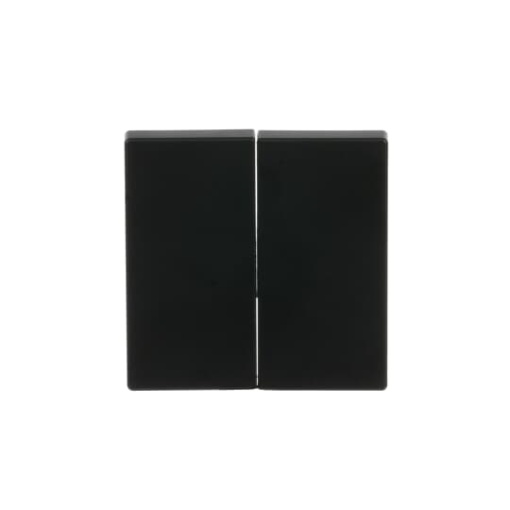Rocker None for Smart switch Two-part rocker black matt - Platform 63