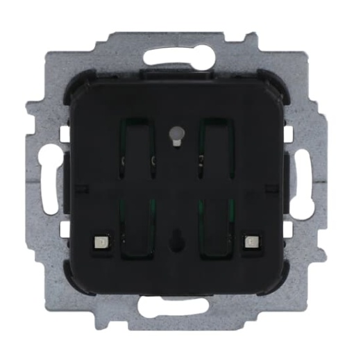 Bell pushswitch DND  MUR insert DND MUR and Symbol bell 3gang for Switchpush button Single push button with LED grey metallic  Platform 63