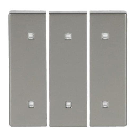 Rocker None for Electronic push button Threepart rocker stainless steel  Pure Stainless Steel