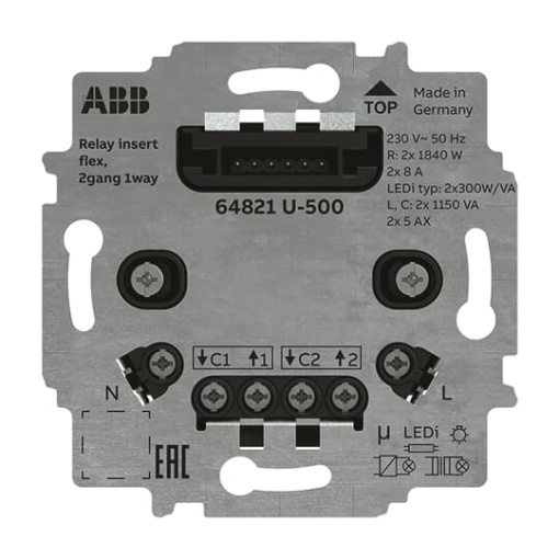 Relay insert 230 V