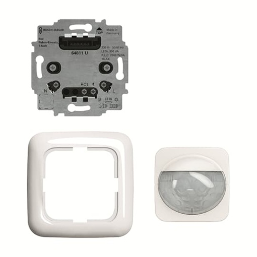 BuschWatchdog 180 flex Set Multi sensor with select lens 1gang Movement sensor alpine white  Reflex SI