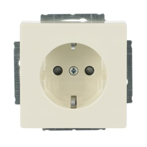 SCHUKO socket insert Safety Shutter ivory white  - Platform 63