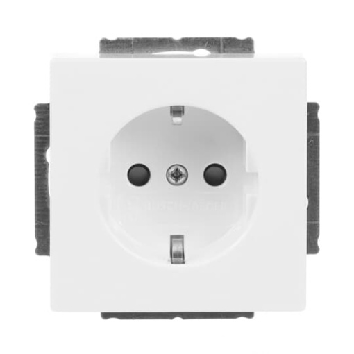 SCHUKO socket insert Safety Shutter studio white  - Platform 63