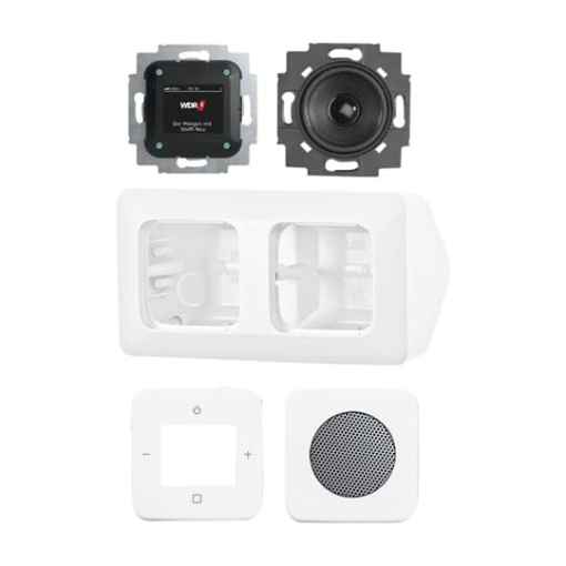 BuschRadio set Radio alpine white  Reflex SI